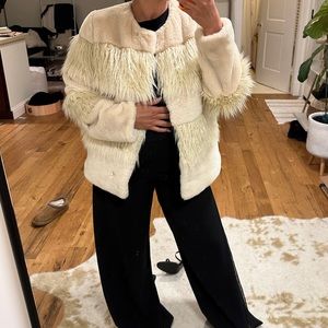 BCBGeneration faux fur jacket